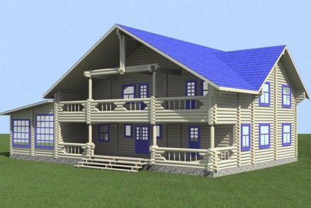 Сруб дома 230 м2