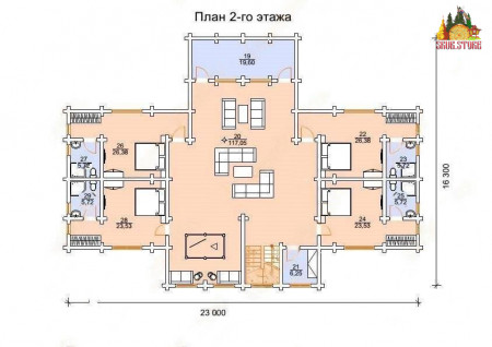 Сруб «Премьер Отель» (8 номеров)