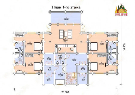 Сруб «Премьер Отель» (8 номеров)