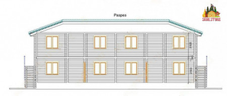Сруб гостиницы «Лагуна» (8 номеров)