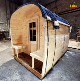 Деревянный домик для кемпинга 2,3х3,0 м, 5,5 м², на 2 человека