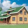 Загородный дом для постоянного проживания с мансардой и террасой, 5 спален, 133 м²