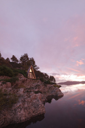 Маленький A-Frame дом шалаш, 3x3 метра, 9 кв. м