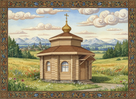 Часовня 5.5х5.5 м, 30 кв. м