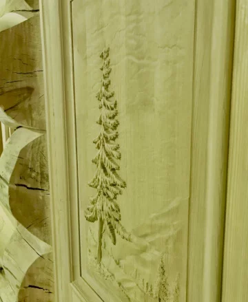 Сруб бани 4,6х6,4 из рубленного бревна (кедр), 20 кв. м 