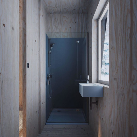 Небольшой A-Frame дом 6,25x4 метра, 25 кв. м