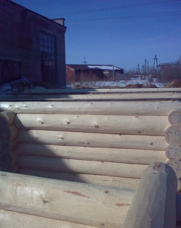 Сруб бани 5х5 м из рубленного бревна, 20 кв. м 