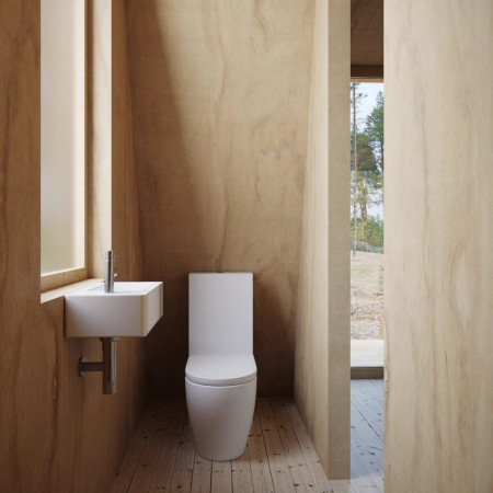 Одноэтажный A-Frame дом 9,5x4 метра, 38 кв. м