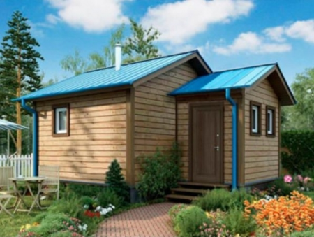 Баня из бруса 5x6 м (25 кв.м)