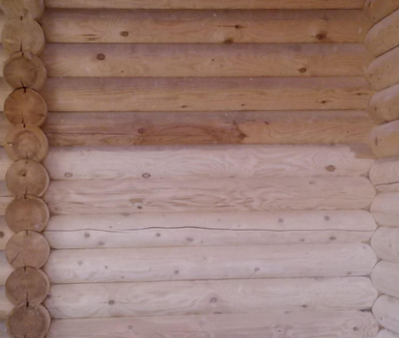 Шлифовка деревянного дома для придания ему привлекательного вида