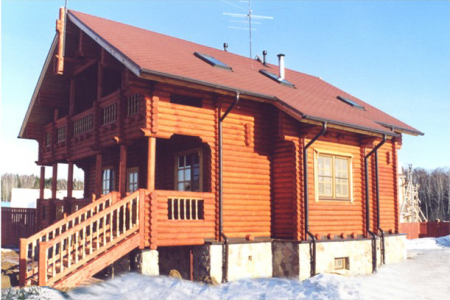 Сруб дома 106 м2