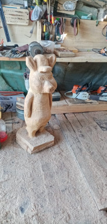 Садовая скульптура поросёнка Sticks из «Шрека»