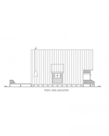 Двухэтажный A-Frame дом, 9,45x9,75 метра, 92 кв. м, с террасой