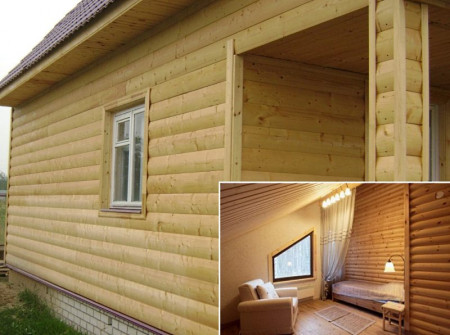 Блок хаус из сосны 20х90 мм, длинна 2-6 м