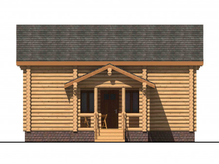 Сруб дома 112 м2, 2 этажа