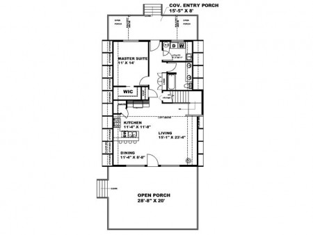 A-Frame дом  9,75x20,7 метра, 151,2 кв. м, с мансардой