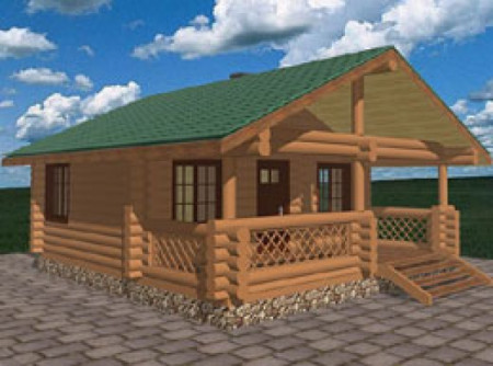 Сруб дома 116 м2