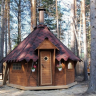 Маленький финский гриль-домик, шестигранный, 9,6 м2