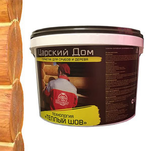 Герметик для дерева "Царский дом", технология теплый шов