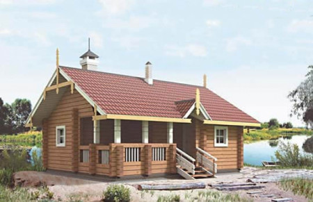 Просторная баня на 45 кв.м