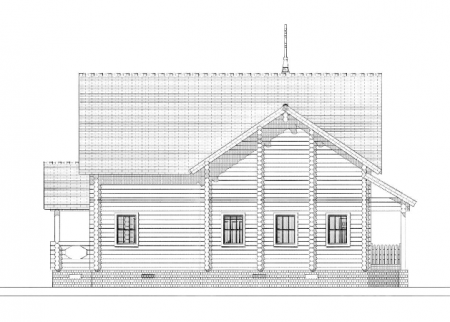 Воскресная школа (2 этажа) из бревна 471,95 кв.м