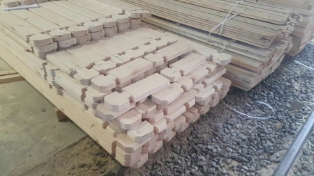 Стеновой комплект из профилированного минибруса 145x60x6 сухой (камерной сушки)