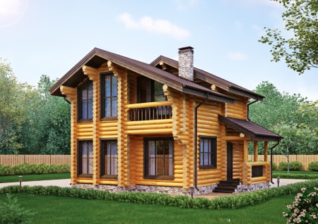 Дома в русском стиле необычны и красивы снаружи. Русский деревянный дом из бревна и сруба