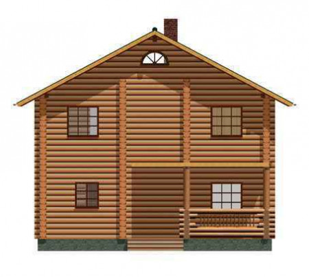 Сруб дома 126 м2