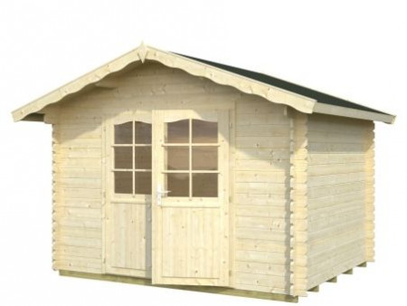 Деревянный садовый домик 4х4 м, 13.8 кв. м 