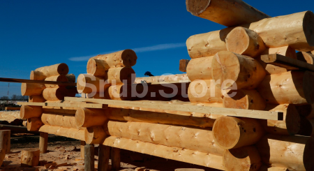 Дом из рубленного бревна 150 кв.м