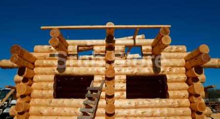 Дом из рубленного бревна 150 кв.м