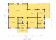 Одноэтажный дом с террасой из двойного бруса, 14.6х8.6 м, 92 кв.м 