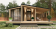 Модульный домик для дачи с просторной угловой террасой, 35 м2