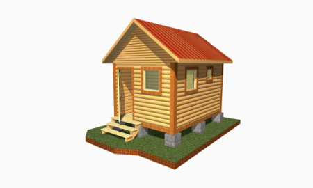 Баня из бруса 3х4 м (12 кв. м)