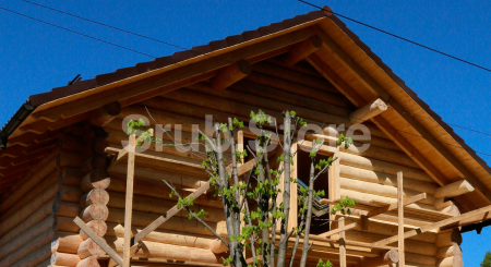 Дом из рубленного бревна (2 этажа) 185 кв.м