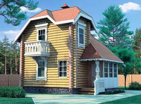 Сруб дома 62,1 кв.м