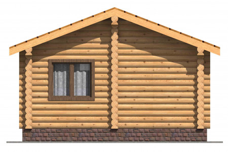 Сруб одноэтажного дома 30 м2