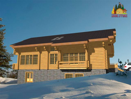 Сруб гостиницы 698 кв.м (10 номеров)