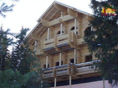 Сруб гостиницы 698 кв.м (10 номеров)