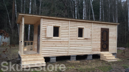 Бытовка (обшивка "блок-хаус") 8,2х2,3 м