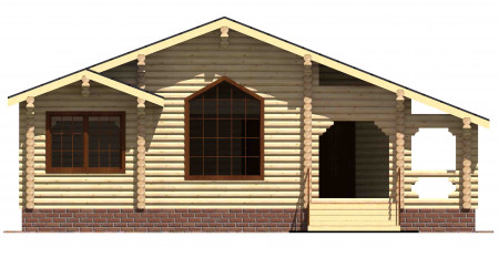 Сруб одноэтажного дома 142 м2