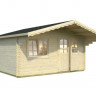Садовый домик из бруса для дачи 4.5х3.5 м, 13.5 кв. м 