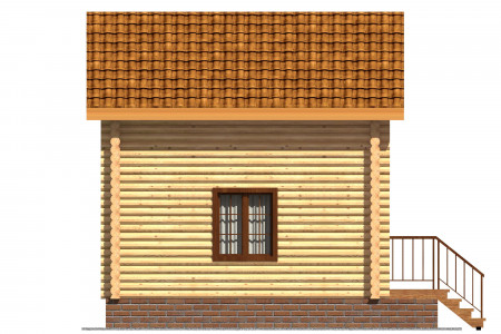 Сруб дома 5х5 м