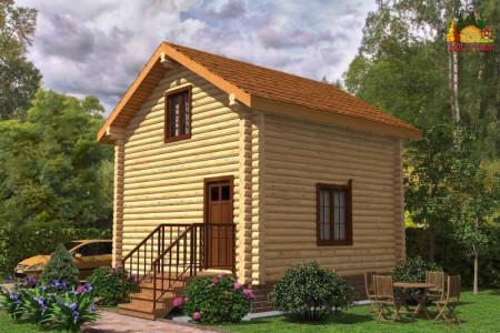 Сруб дома 5х5 м