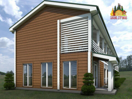 Сруб гостиницы 765 кв.м (24 номера)