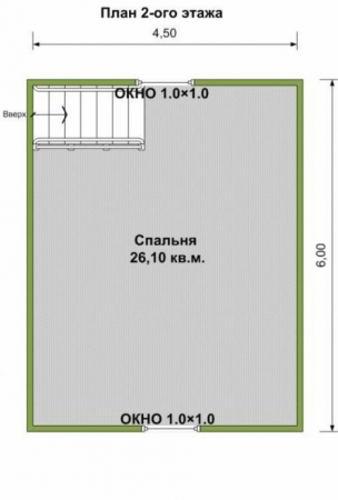 Баня из профилированного бруса 6x6 м (57 кв.м) с мансардой