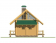 Дачный дом с мансардой из рубленного бревна (сосна) 130 кв.м