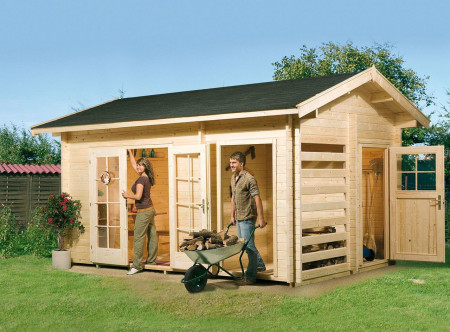 Садовый домик для дачи 4.5х3 м, 11.2 кв. м 