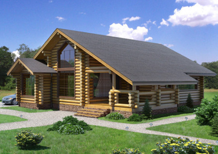 Сруб дома 156 м2 — второй вариант