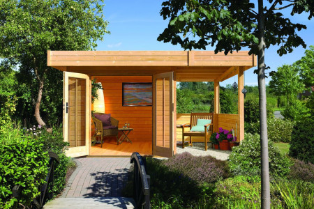 Садовый домик из мини-бруса, 4х3 м, 7.3 кв. м